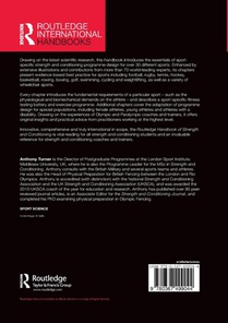 Routledge Handbook of Strength and Conditioning achterzijde
