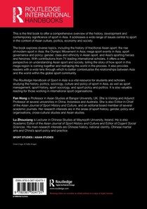 The Routledge Handbook of Sport in Asia achterzijde