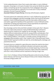 Slow Knowledge and the Unhurried Child achterzijde