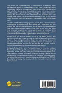 Augmented and Mixed Reality for Communities achterzijde