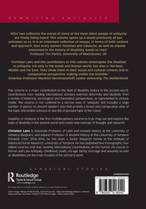 Disability in Antiquity achterzijde