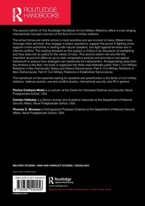 The Routledge Handbook of Civil-Military Relations achterzijde