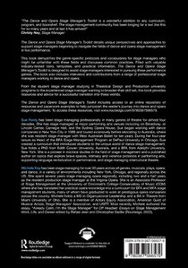 The Dance and Opera Stage Manager's Toolkit achterzijde