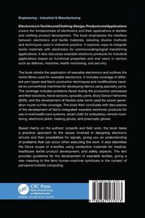 Electronics in Textiles and Clothing achterzijde