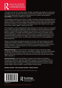 The Routledge Handbook of the History of Settler Colonialism achterzijde