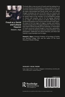 Freud as a Social and Cultural Theorist achterzijde