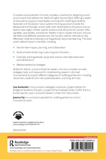 School-wide Systems for Multilingual Learner Success achterzijde