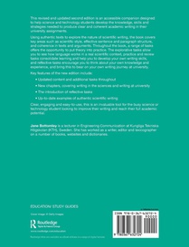 Academic Writing for International Students of Science achterzijde