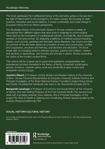 The Routledge History of the Domestic Sphere in Europe achterzijde