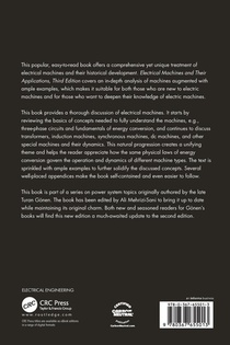 Electrical Machines and Their Applications achterzijde