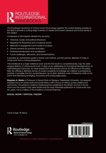 The Routledge Handbook of Critical Social Work achterzijde