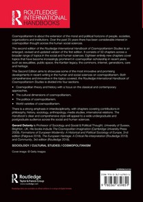 Routledge International Handbook of Cosmopolitanism Studies achterzijde