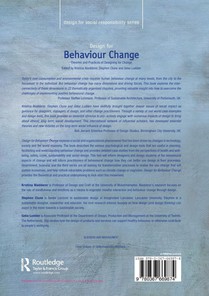 Design for Behaviour Change achterzijde