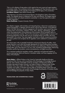 Unsettling Translation achterzijde