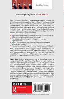 Sport Psychology achterzijde
