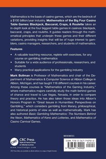 Mathematics of The Big Four Casino Table Games achterzijde