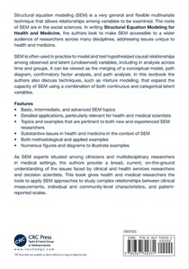 Structural Equation Modeling for Health and Medicine achterzijde