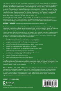 Fostering the Mental Health of Athletes, Coaches, and Staff achterzijde