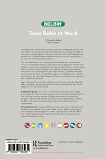 Team Roles at Work achterzijde