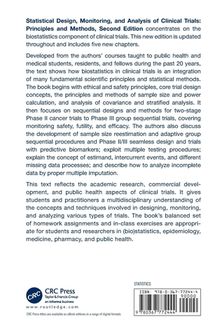 Statistical Design, Monitoring, and Analysis of Clinical Trials achterzijde