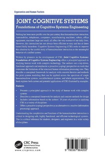Joint Cognitive Systems achterzijde