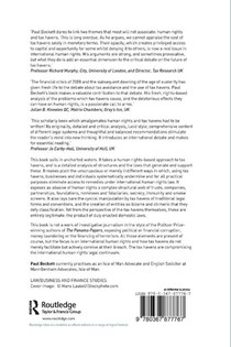 Tax Havens and International Human Rights achterzijde