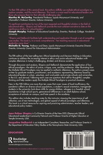 Ethical Leadership and Decision Making in Education achterzijde