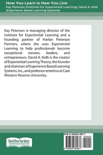 How You Learn Is How You Live achterzijde