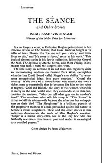 The Seance and Other Stories achterzijde