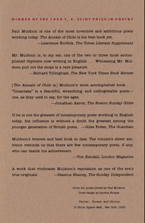 The Annals of Chile achterzijde