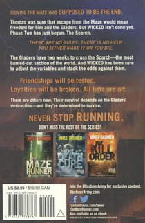 Maze Runner 2. The Scorch Trials achterzijde