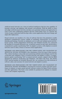 Methods and Procedures for the Verification and Validation of Artificial Neural Networks achterzijde