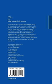 Bedside Procedures for the Intensivist achterzijde