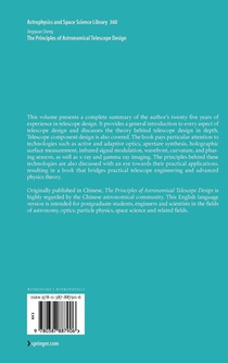 The Principles of Astronomical Telescope Design achterzijde