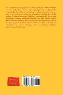 The Historical Development of the Calculus achterzijde