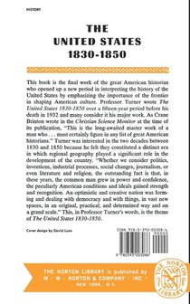 The United States 1830-1850 achterzijde
