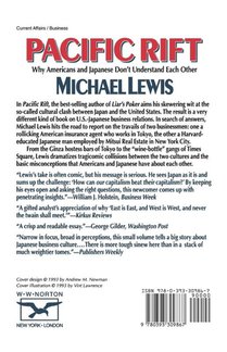 Pacific Rift - Why Americans and Japanese Don`t Understand Each Other achterzijde