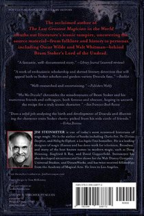 Who Was Dracula? achterzijde