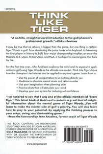 Think Like Tiger achterzijde