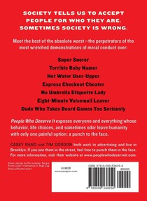 People Who Deserve It achterzijde