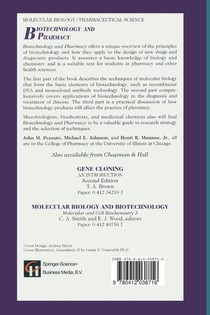 Biotechnology and Pharmacy achterzijde