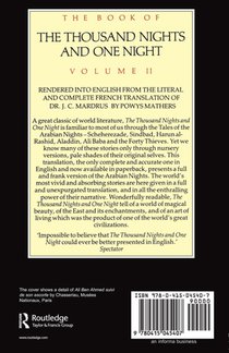 The Book of the Thousand Nights and One Night (Vol 2) achterzijde