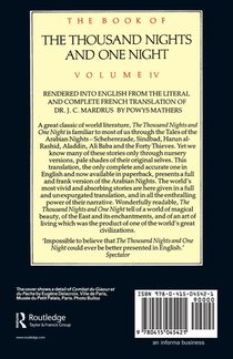 The Book of the Thousand and One Nights (Vol 4) achterzijde