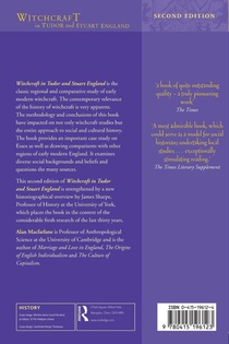 Witchcraft in Tudor and Stuart England achterzijde