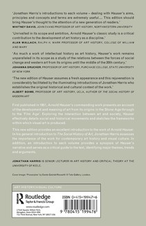Social History of Art, Volume 3 achterzijde