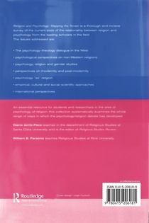 Religion and Psychology achterzijde