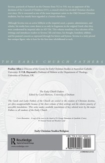 Severus of Antioch achterzijde