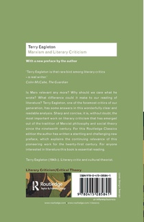 Marxism and Literary Criticism achterzijde