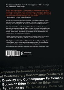 Disability and Contemporary Performance achterzijde