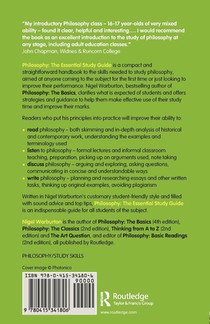Philosophy: The Essential Study Guide achterzijde